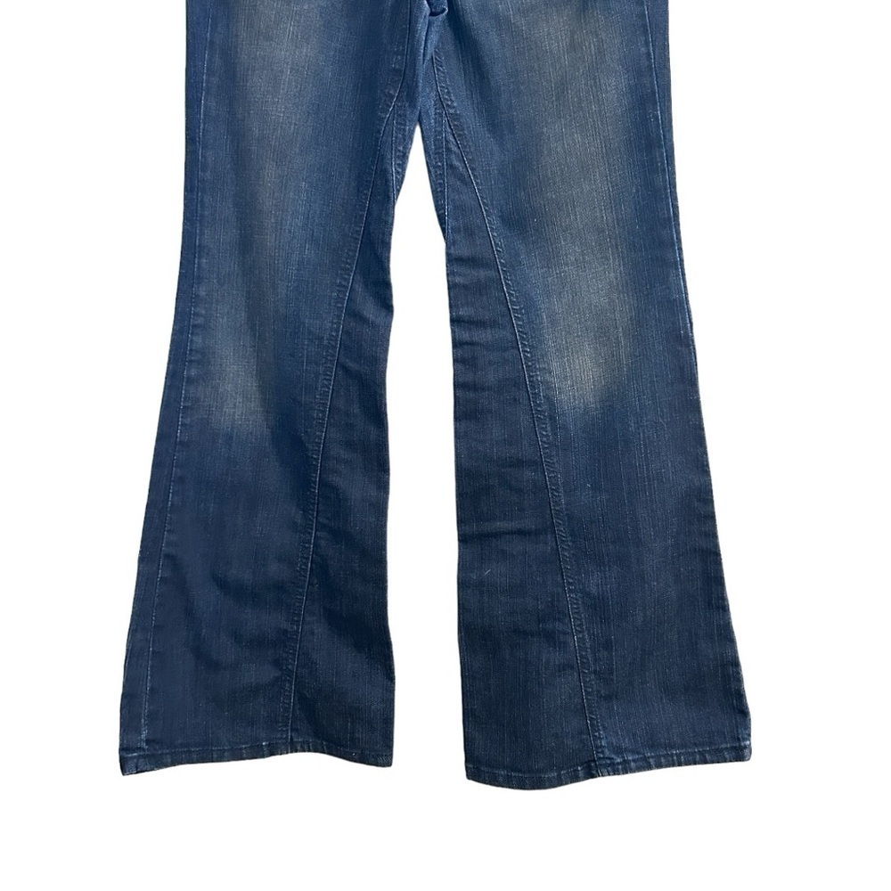 Hippie 70s Bell Bottom Flare Jeans Size 28 Bohemian Wide Leg Denim‎ - Picture 4 of 11